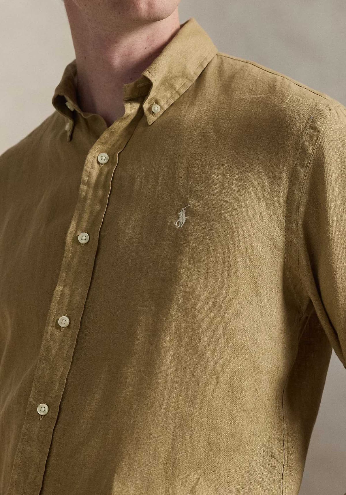 Men's Shirts Polo Ralph Lauren Brown