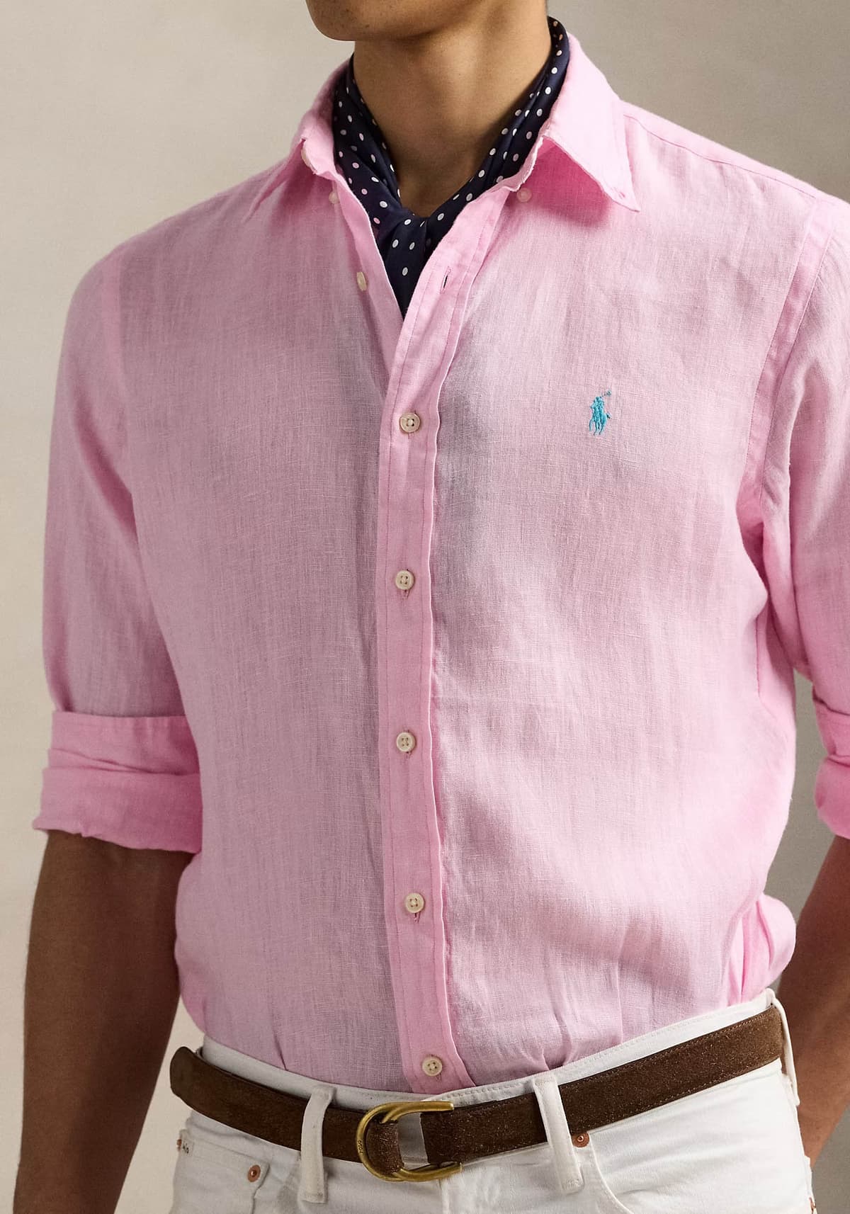 Men's Shirts Polo Ralph Lauren Pink