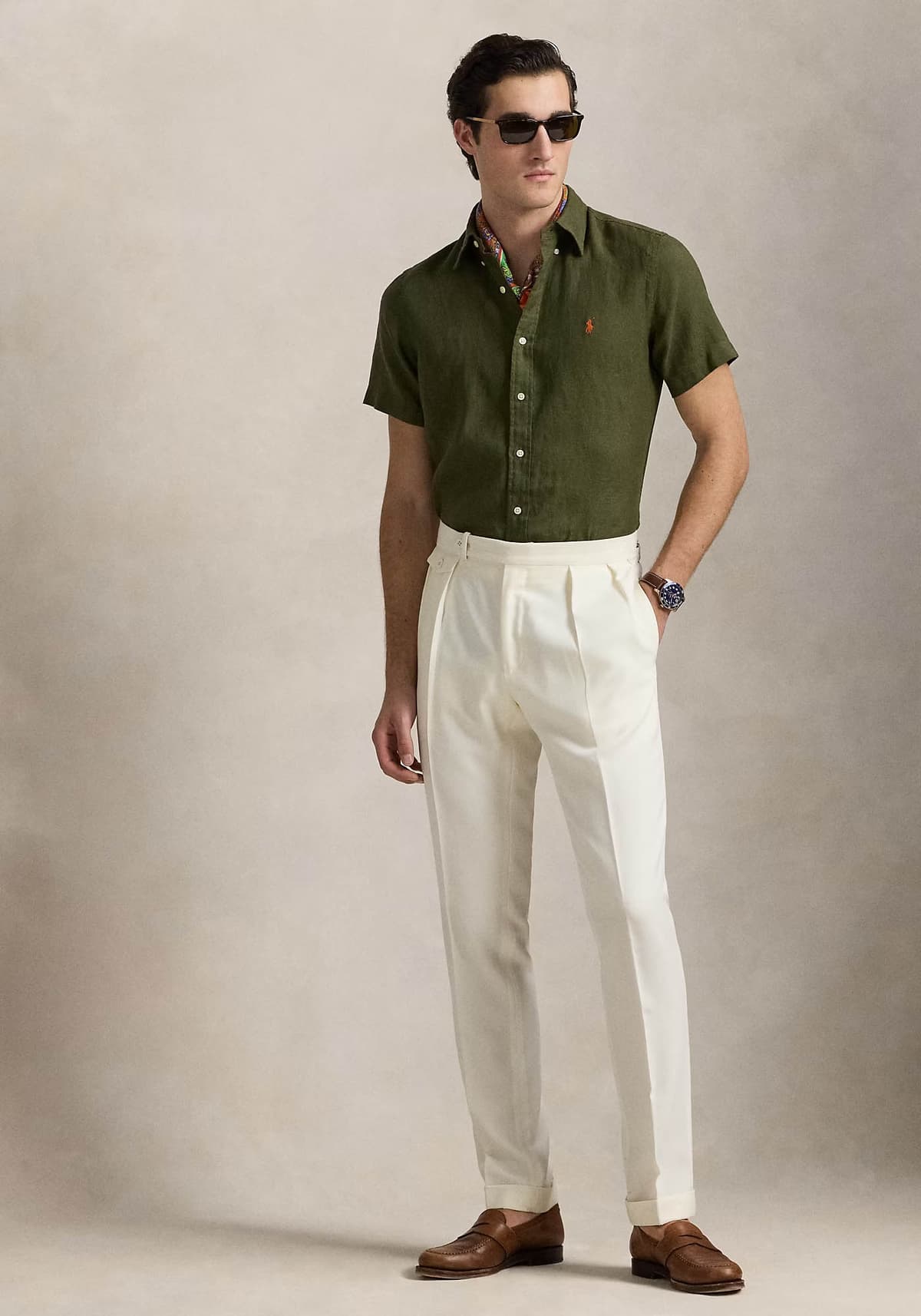 Men's Shirts Polo Ralph Lauren Green