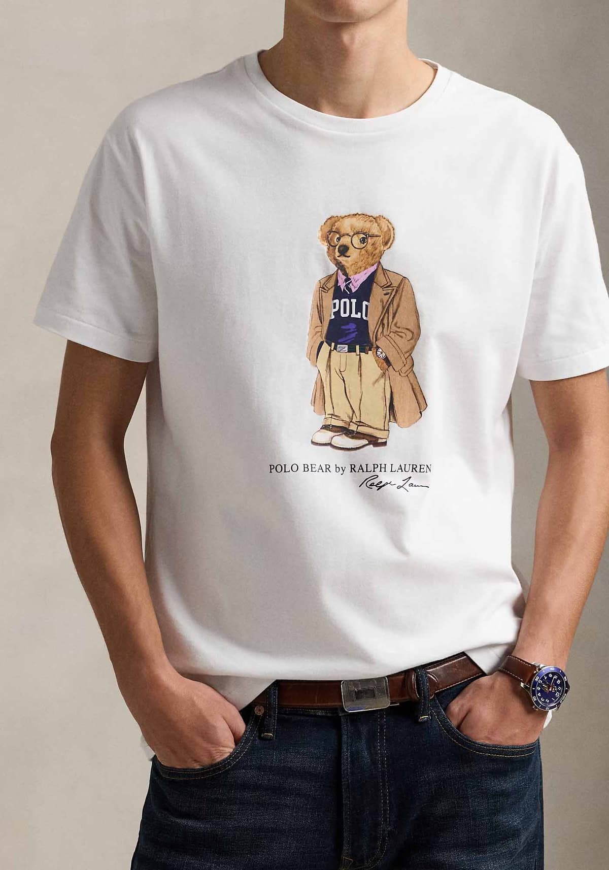 Men's T-Shirts Polo Ralph Lauren White