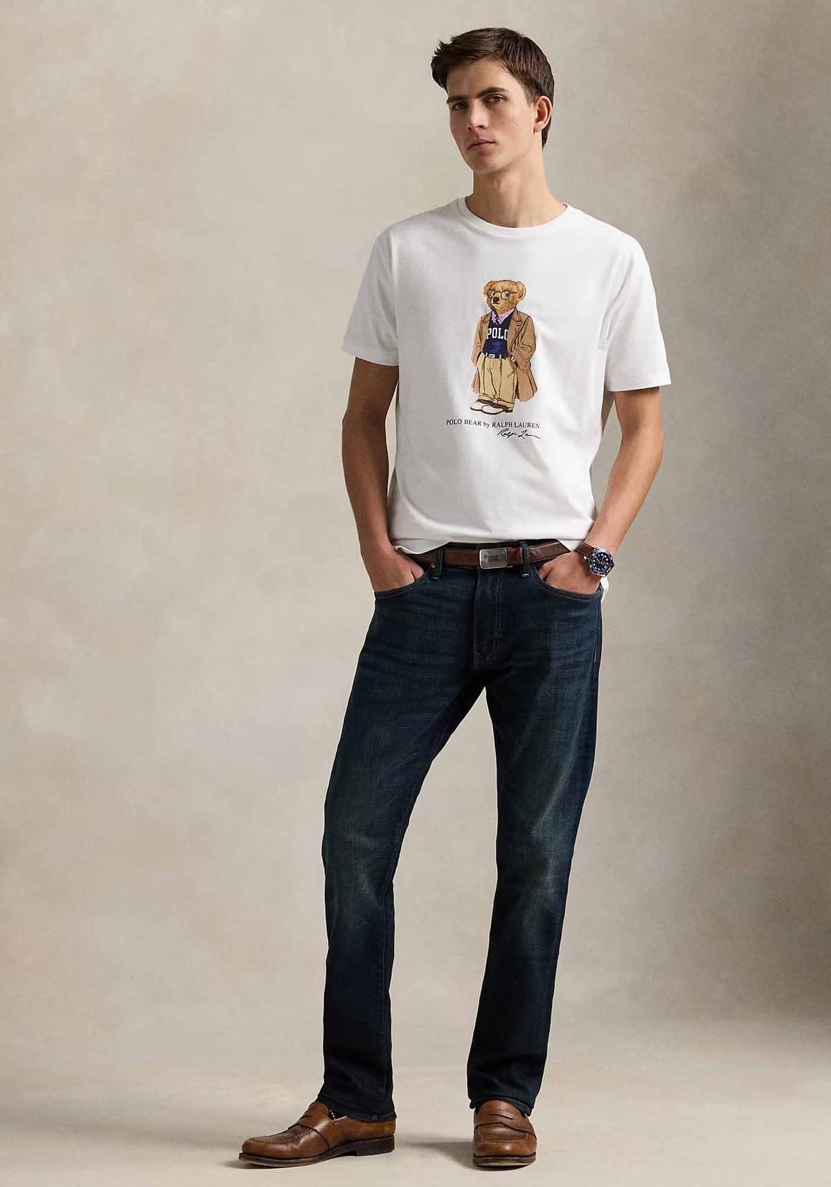 Men's T-Shirts Polo Ralph Lauren White