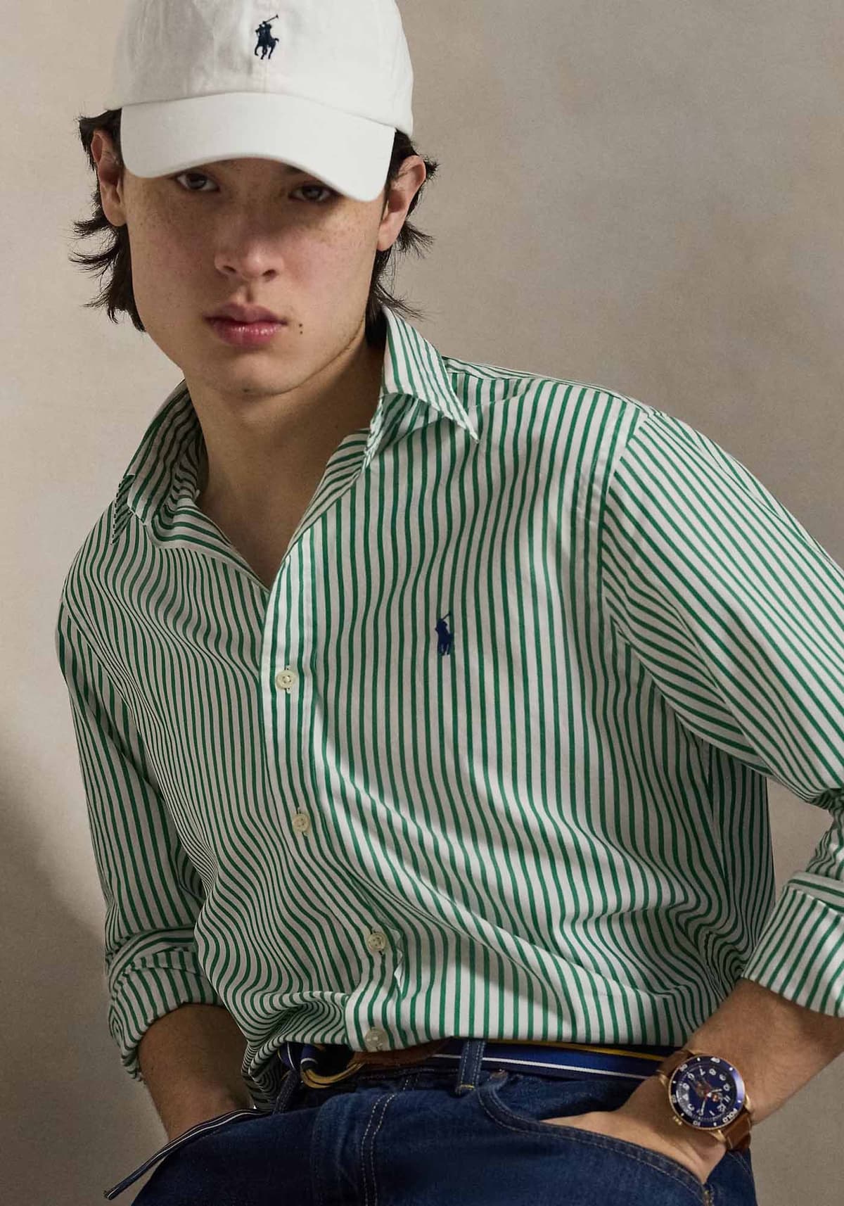 Men's Shirts Polo Ralph Lauren Green