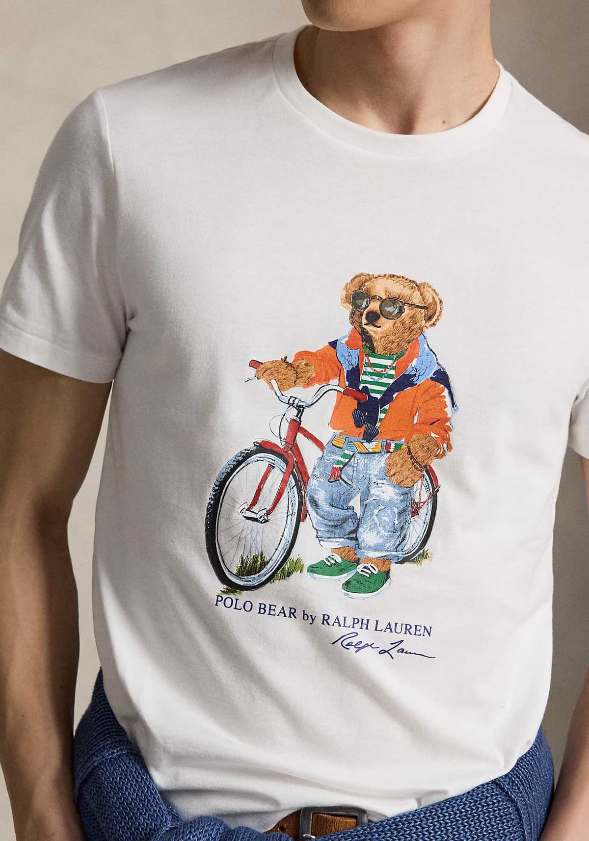 Men's T-Shirts Polo Ralph Lauren White