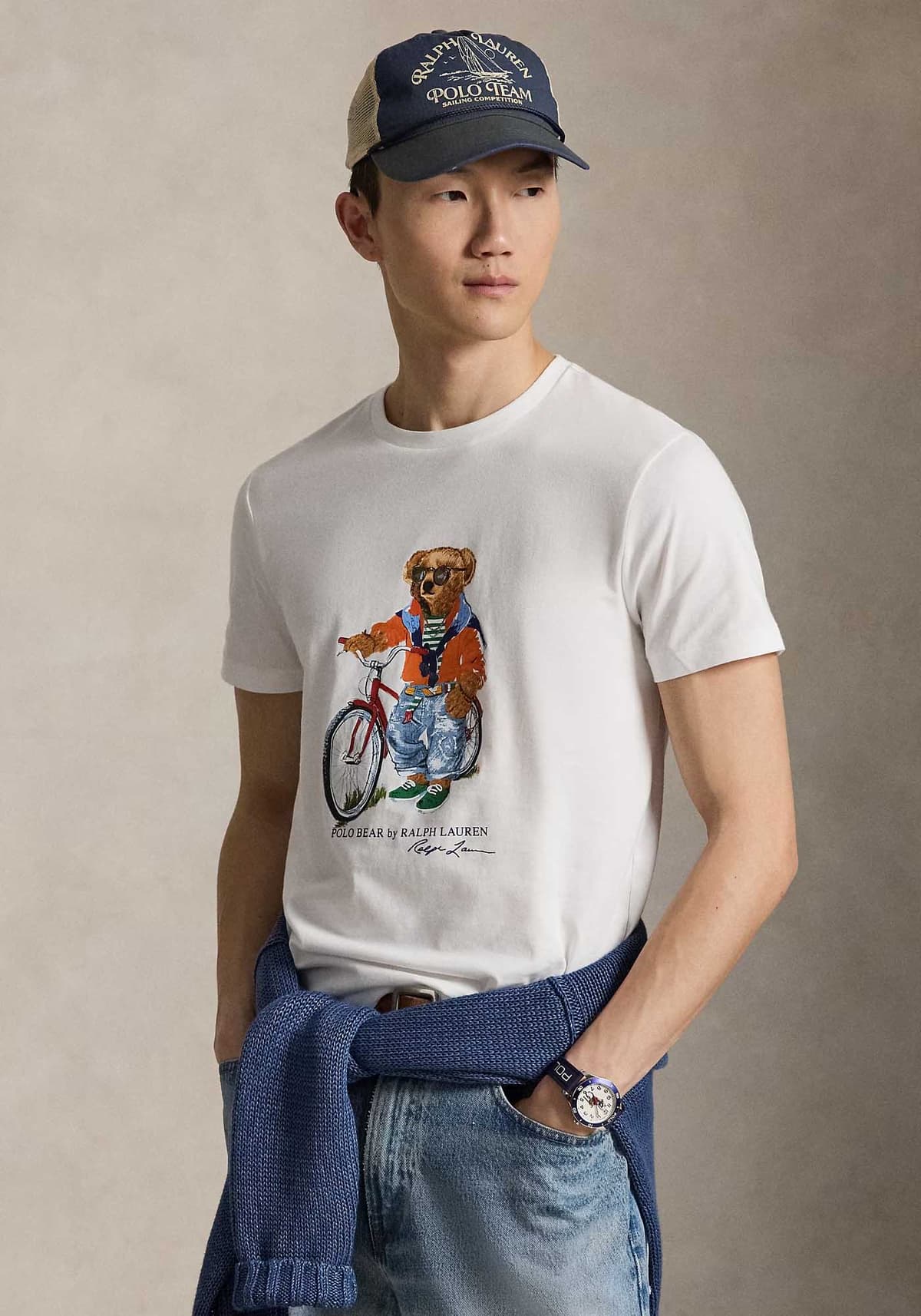 Men's T-Shirts Polo Ralph Lauren White