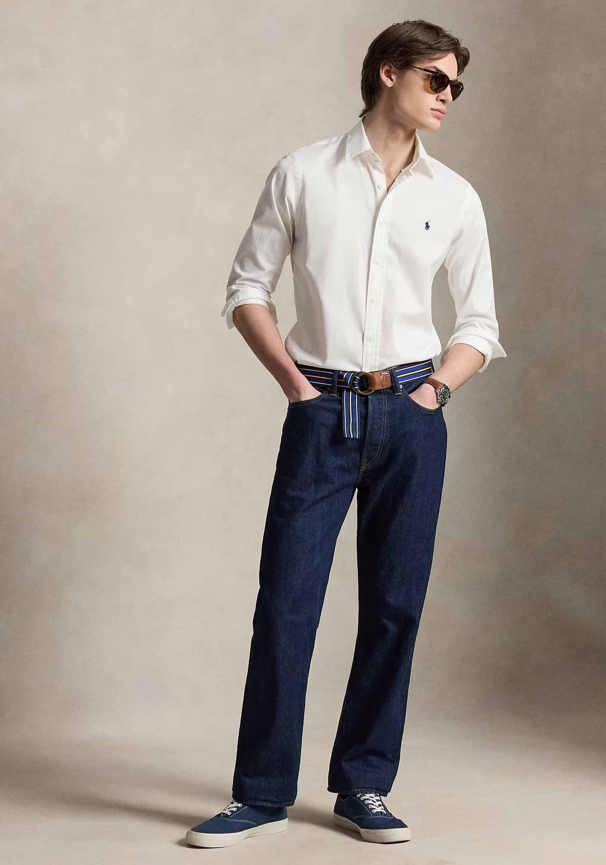 Men's Shirts Polo Ralph Lauren White