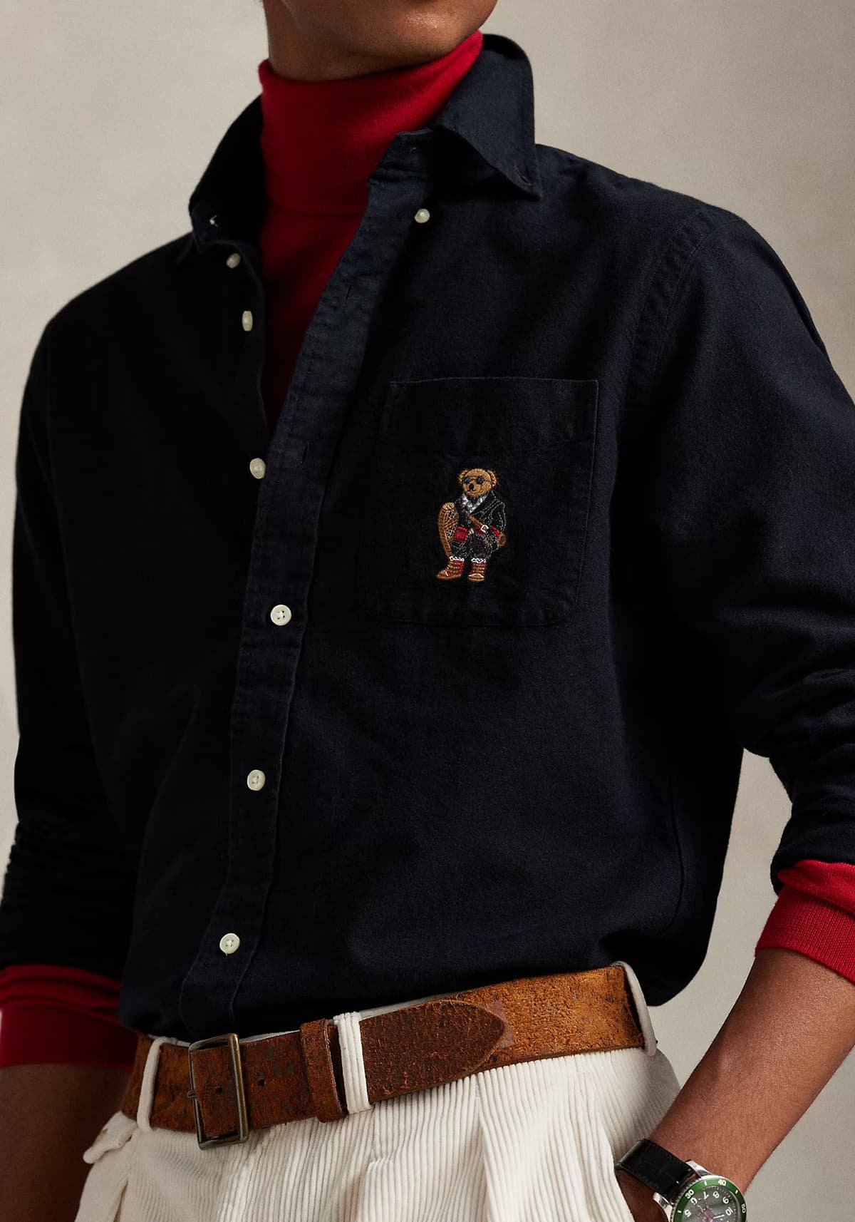 Men's Shirts Polo Ralph Lauren Black