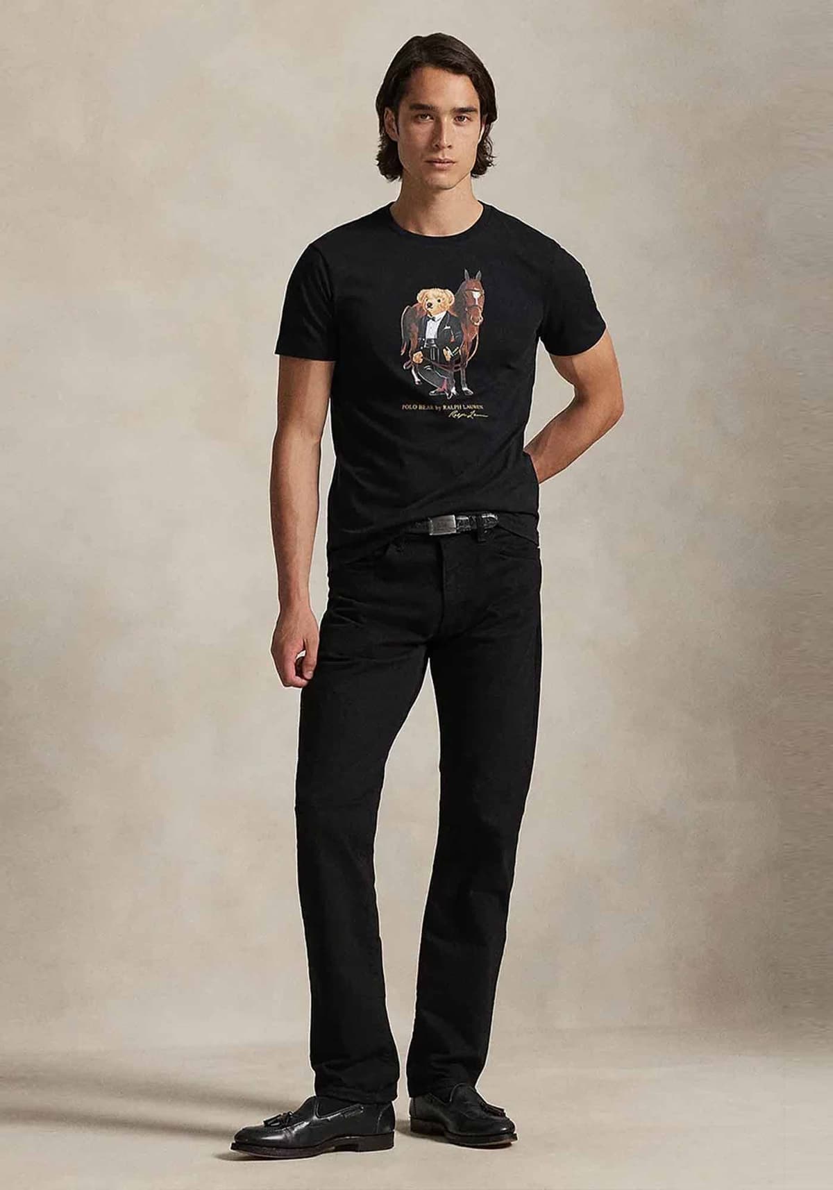 Men's T-Shirts Polo Ralph Lauren Black