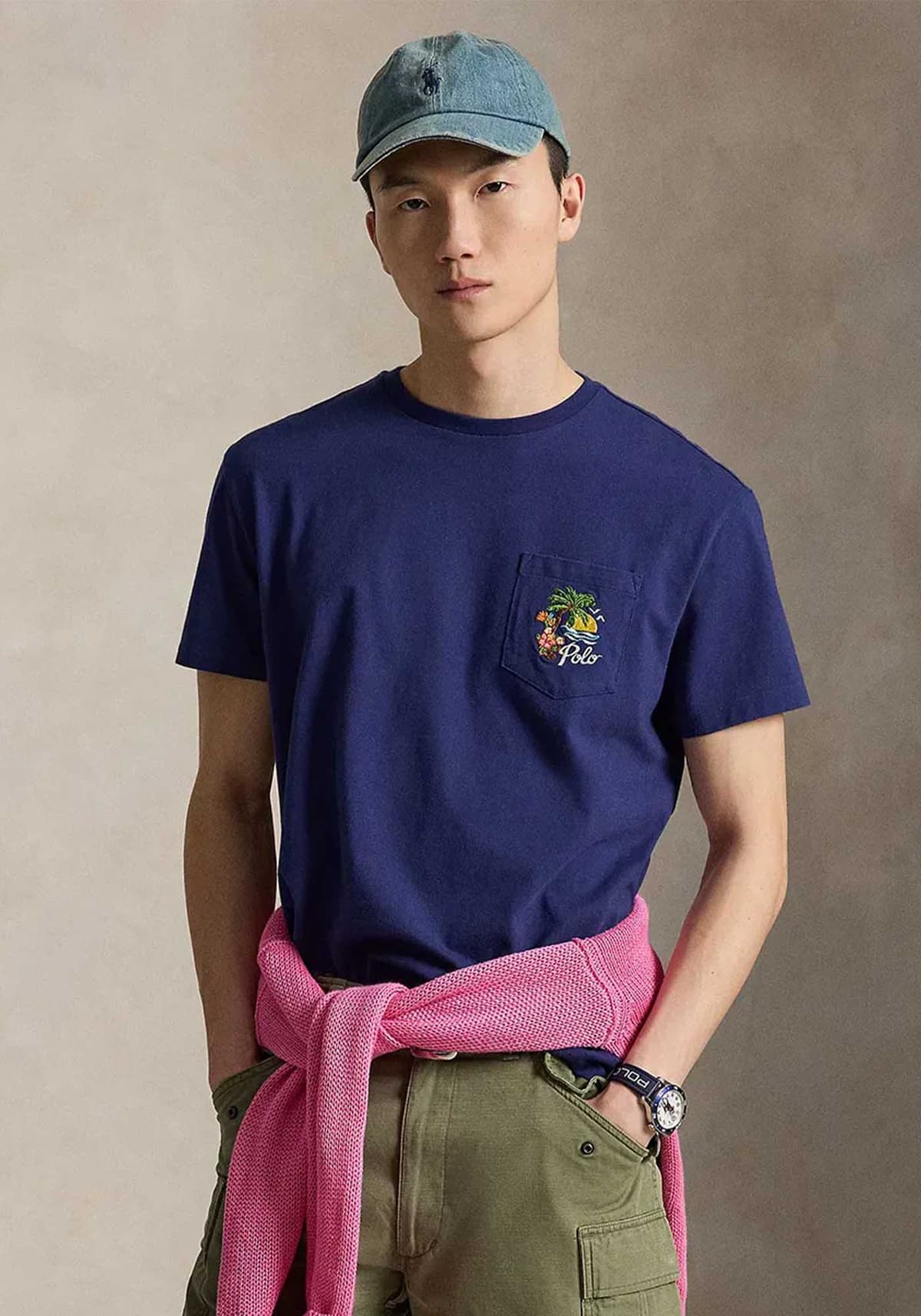 Men's T-Shirts Polo Ralph Lauren Blue