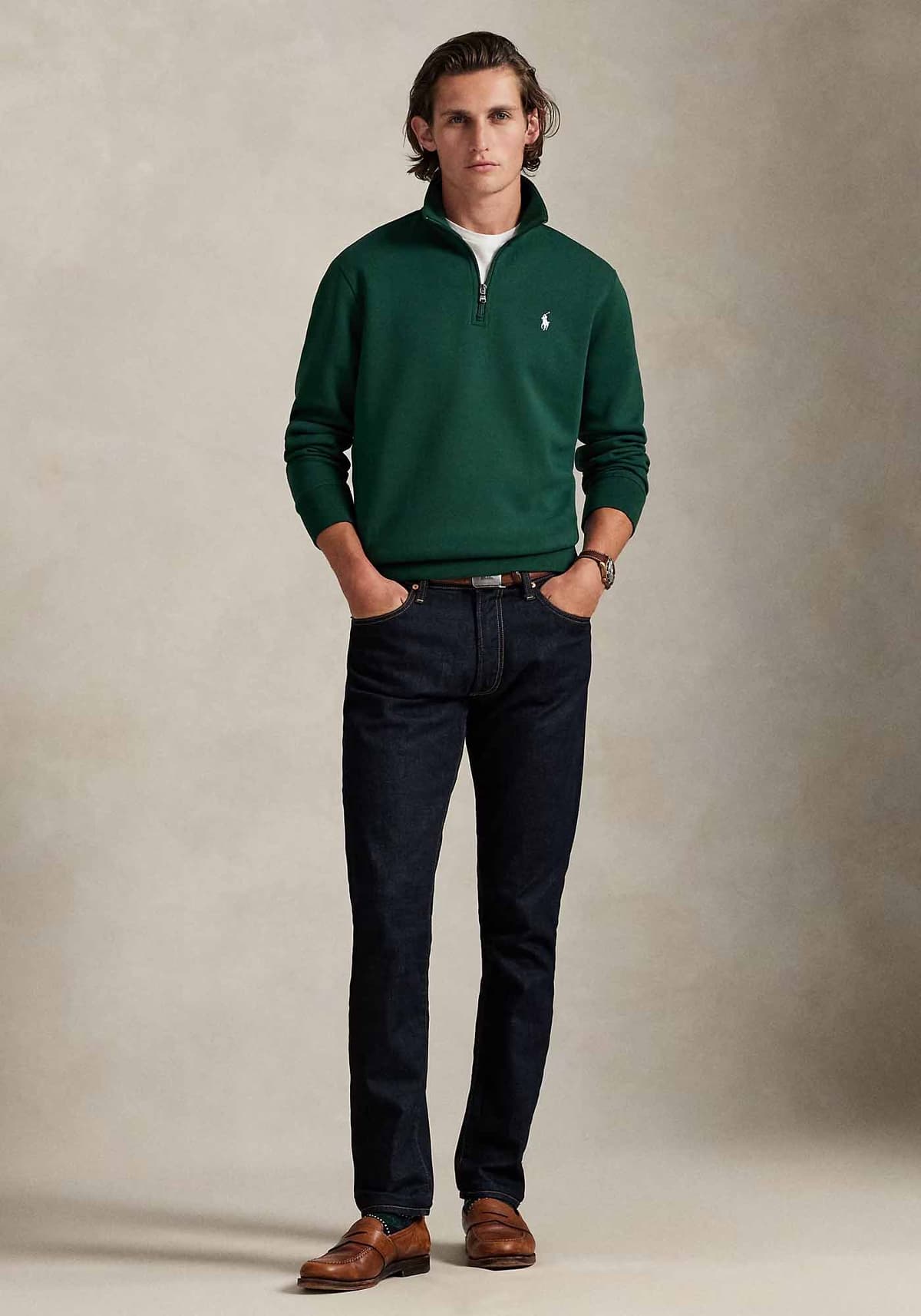 Men's Sweatshirts Polo Ralph Lauren Green