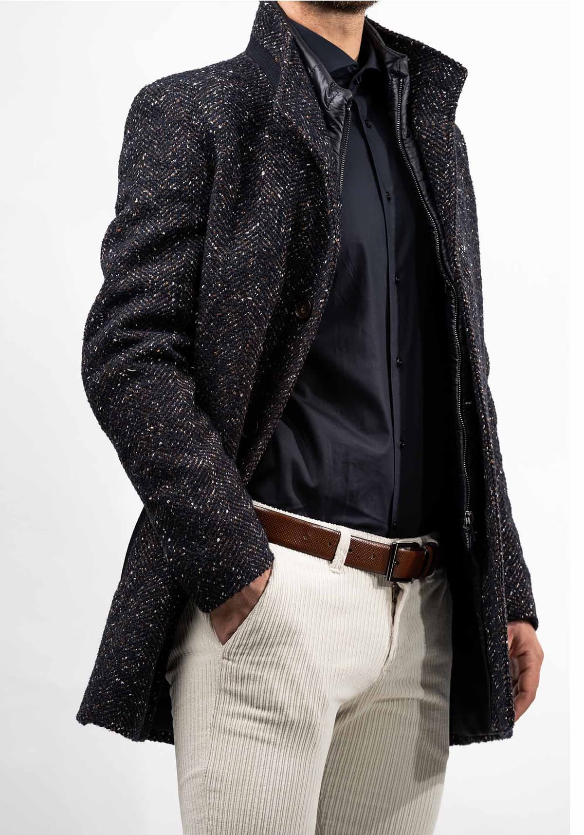 Men's Coats Lavard Blue