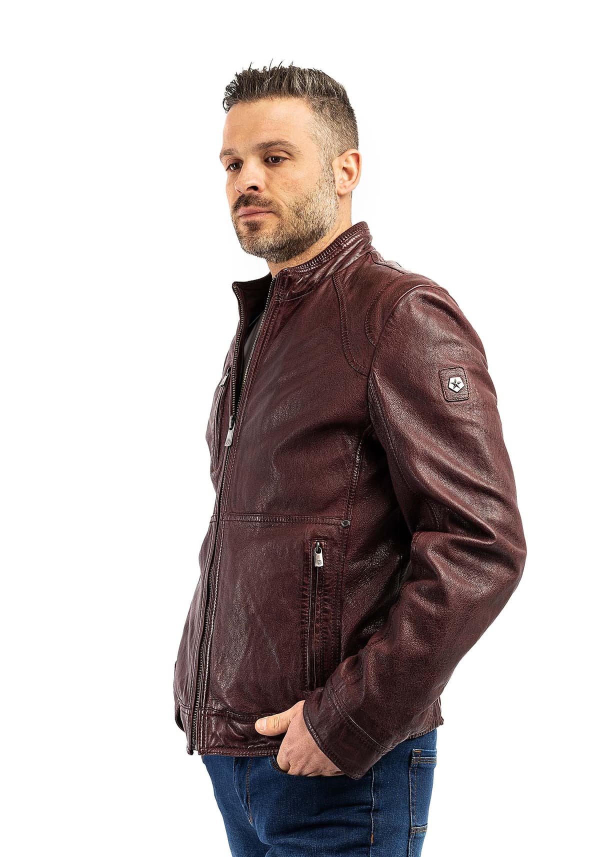 Men's Jackets Milestone Bordeaux