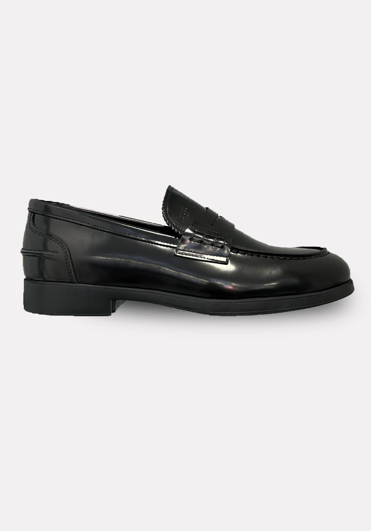 BOSS Δερμάτινα Loafers Παπούτσια της σειράς Flo - C7366 Black