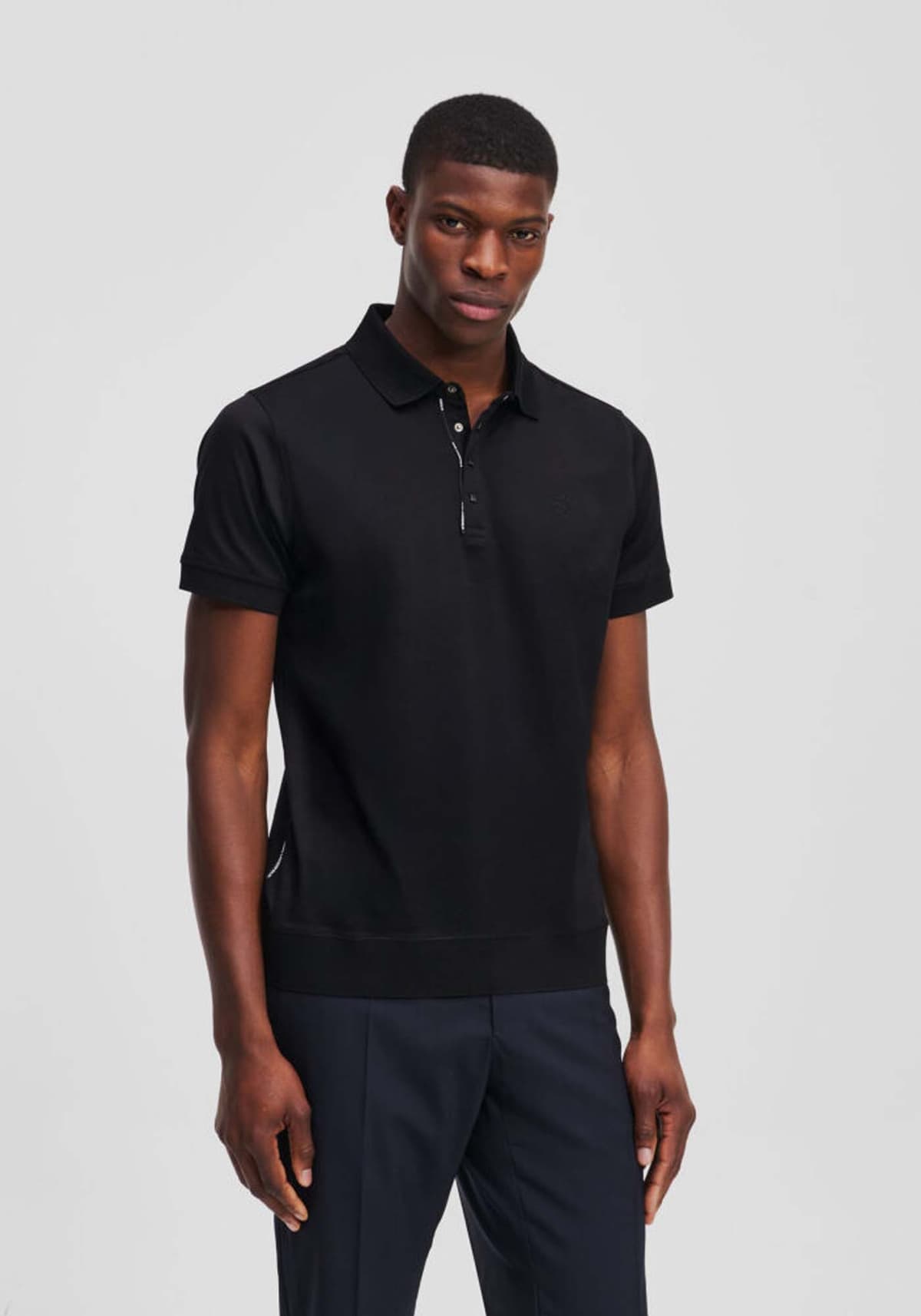Men's Polo Shirts Karl Lagerfeld Black
