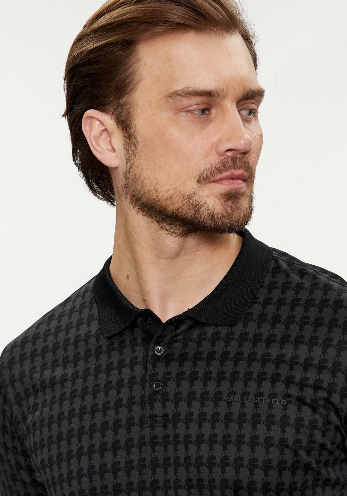 Men's Polo Shirts Karl Lagerfeld Black