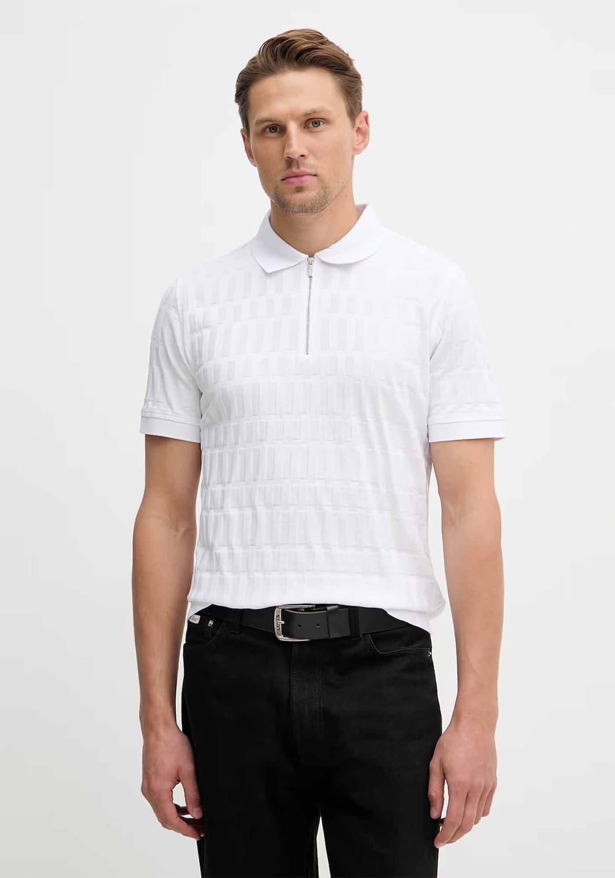 Men's Polo Shirts Karl Lagerfeld White