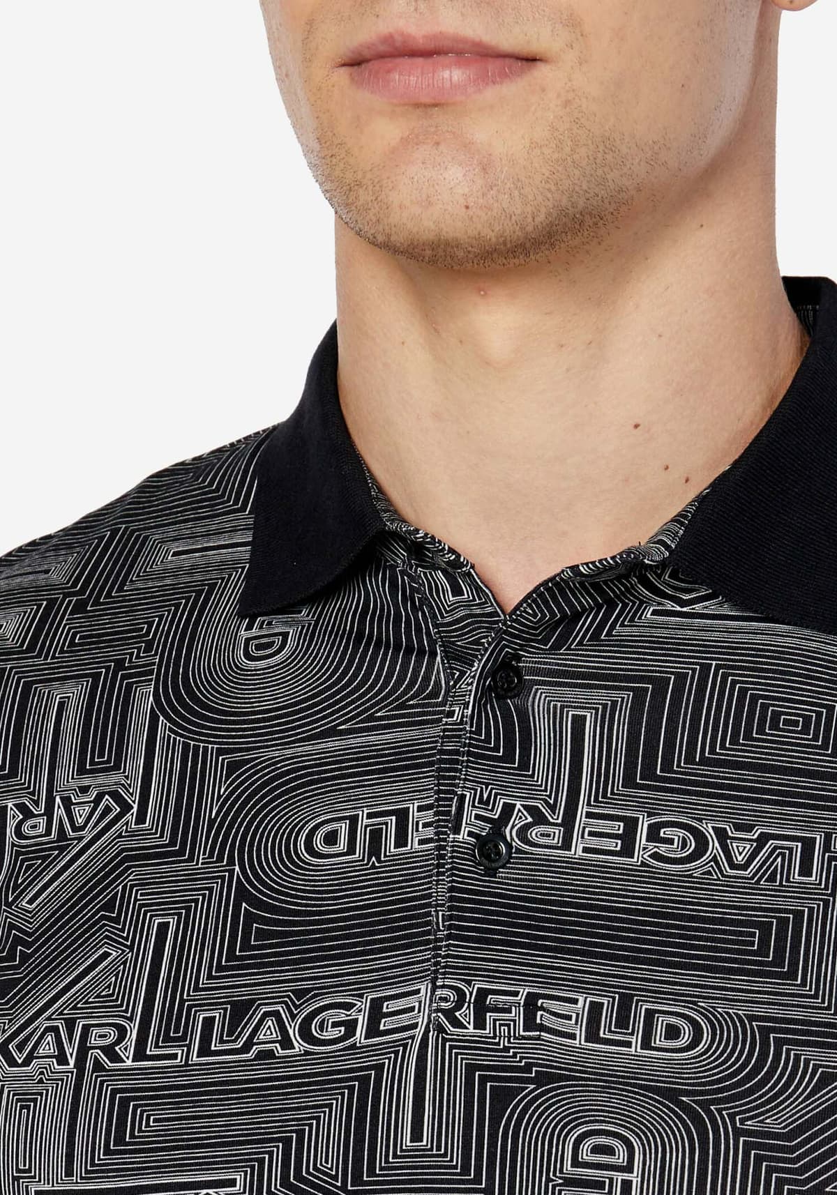 Men's Polo Shirts Karl Lagerfeld Black