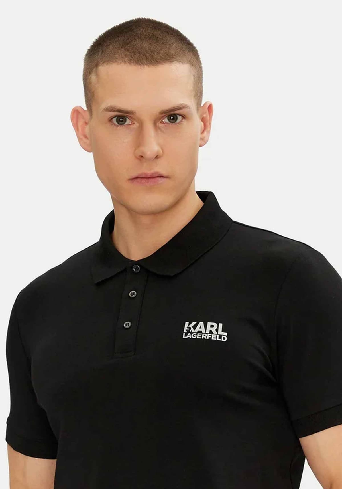 Men's Polo Shirts Karl Lagerfeld Black