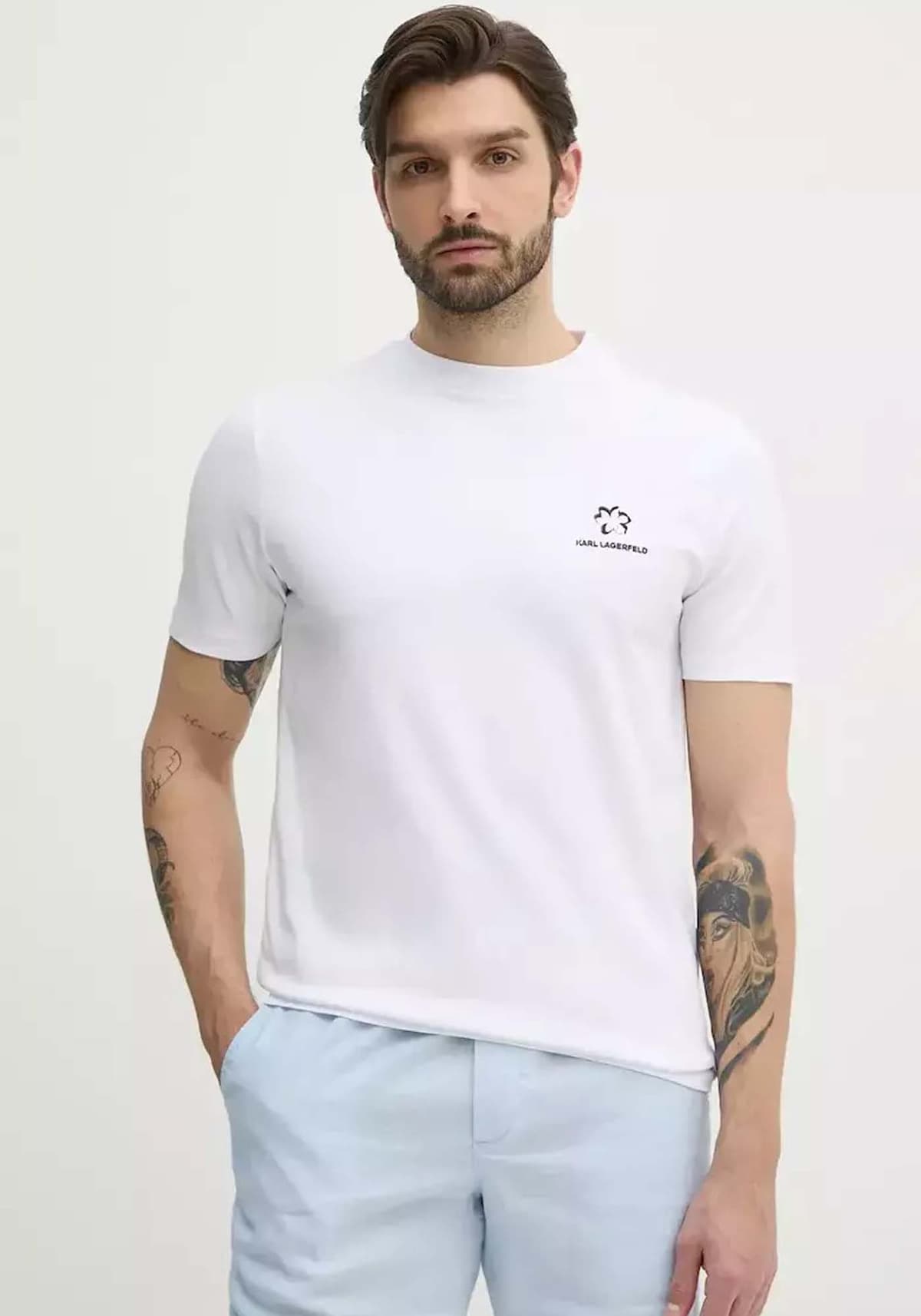 Karl Lagerfeld T Shirt της σειράς Crewneck