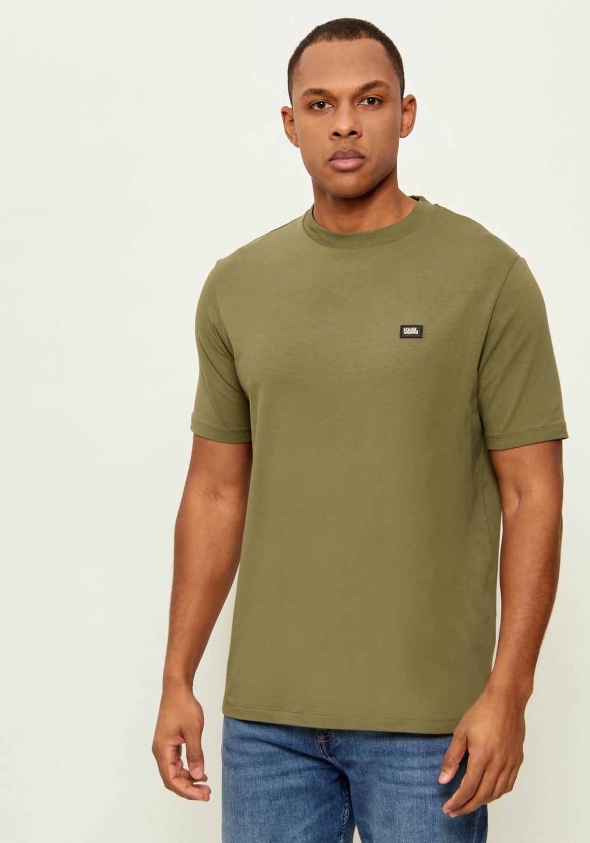 Karl Lagerfeld T Shirt Crewneck- 755052 554235 550 Olive