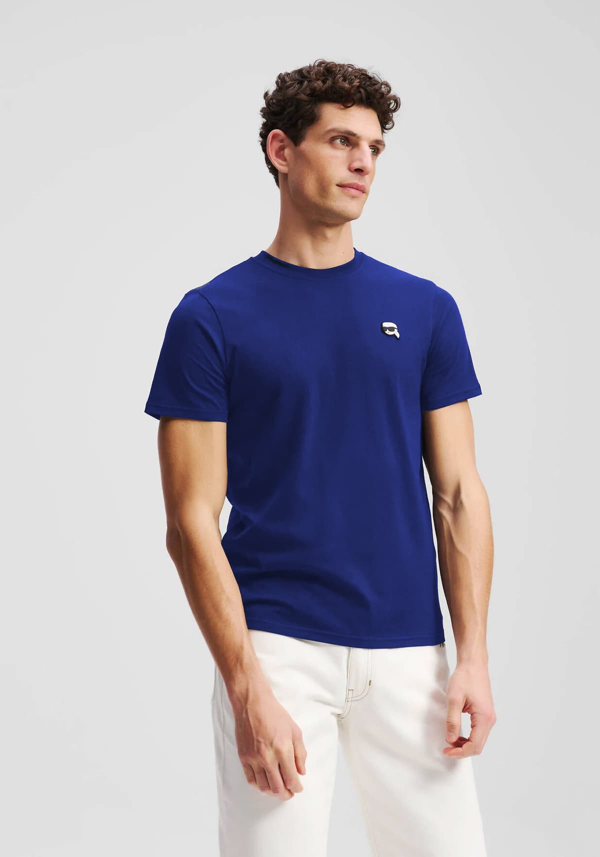 Karl Lagerfeld T Shirt της σειράς Crewneck - 755710 551224 500 Mint Green