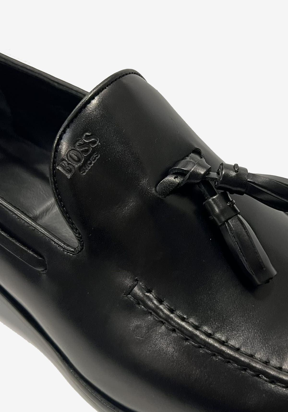 BOSS Shoes Δερμάτινα Loafers Dakar - D7692 Black