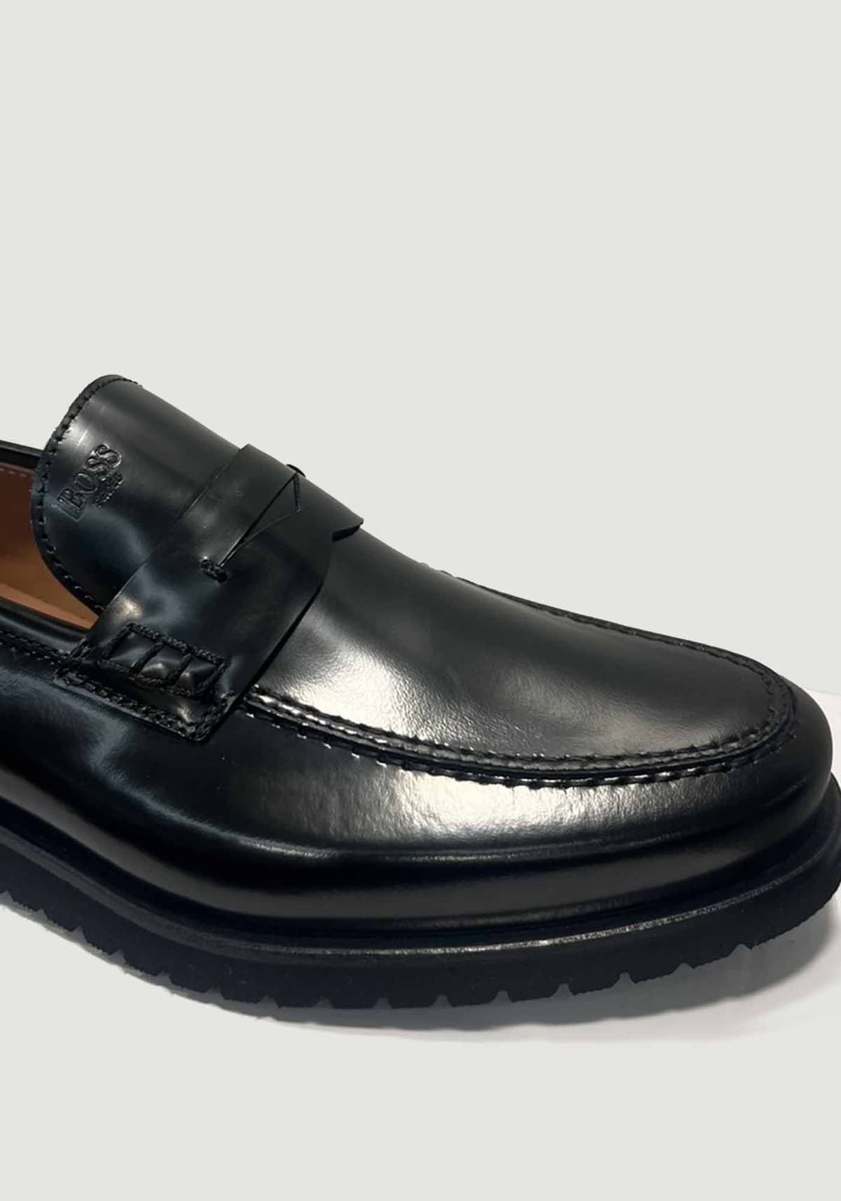 Men's Loafers Boss Shoes Black