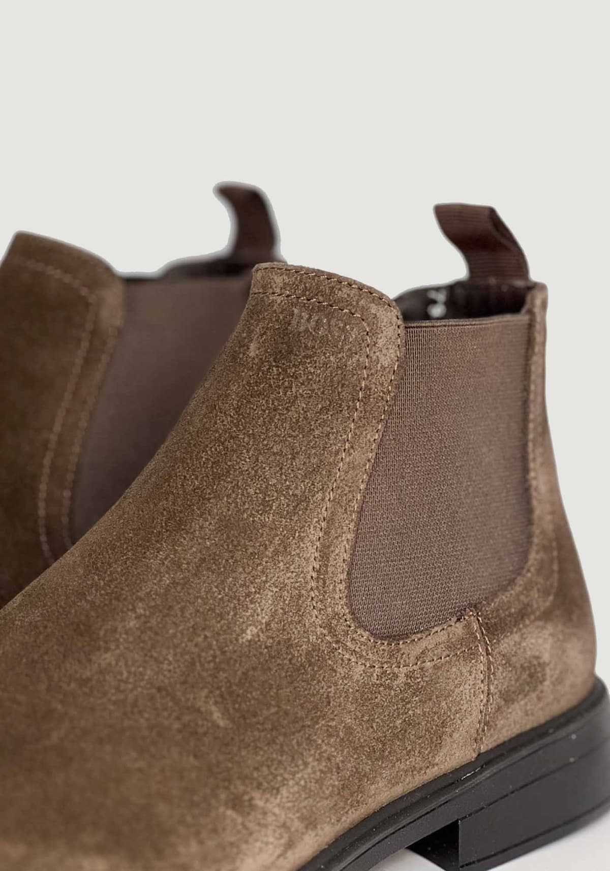 Men's Ankle Boots Boss Shoes Brown