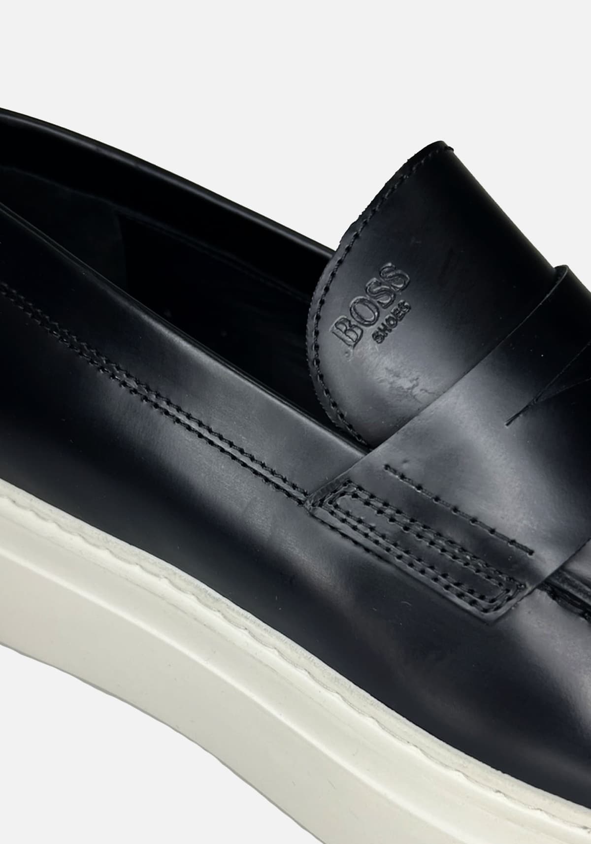 Men's Loafers Boss Shoes Black