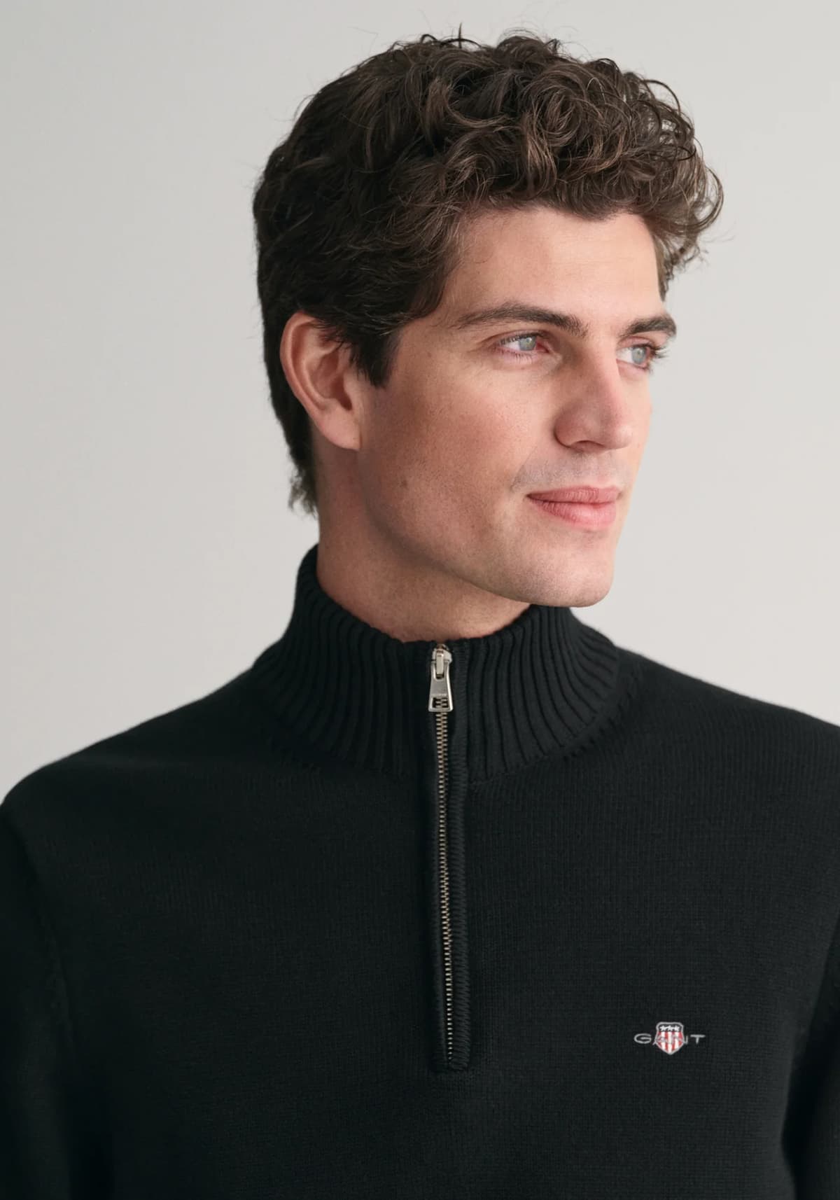 GANT Pullover της σειράς Half Zip - 8030170 005 Black