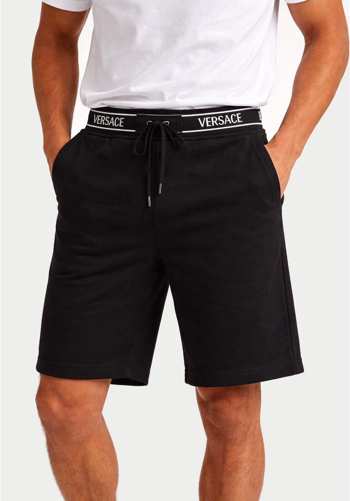 Men's Denim Shorts Versace Jeans Couture Black