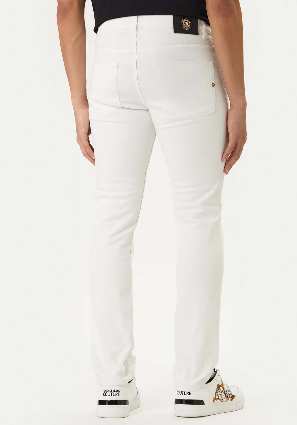 Versace Jeans Couture Denim Παντελόνι - 80GAB5S0 80UP500 003 White