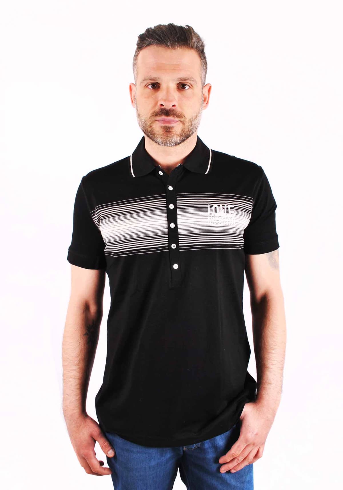 Men's Polo Shirts Moschino Black