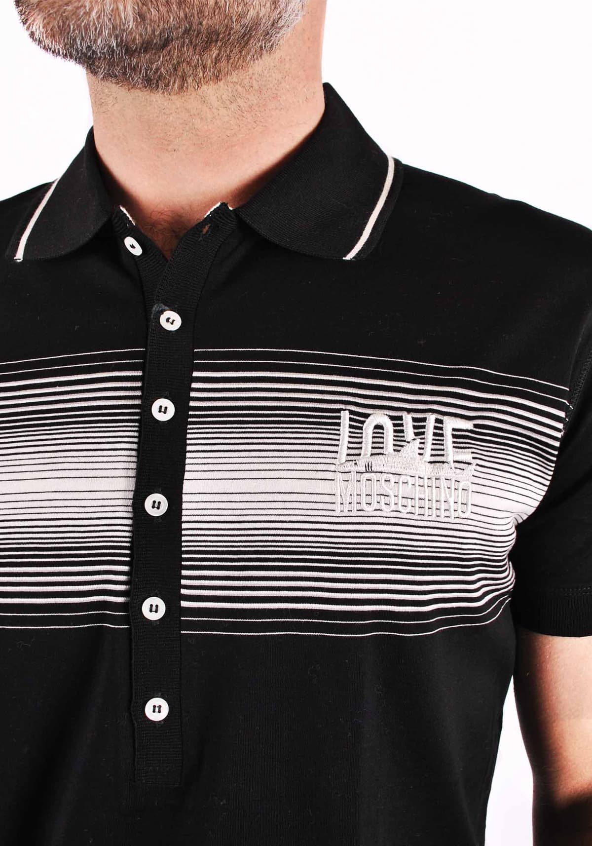 Men's Polo Shirts Moschino Black