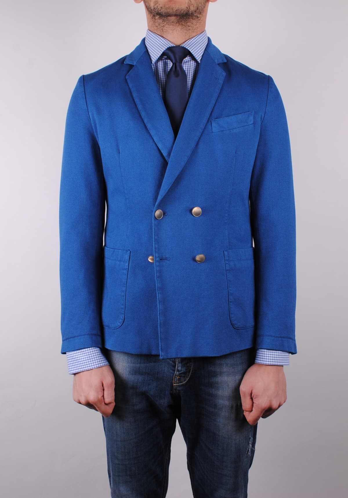 Men's Blazers Italians Blue