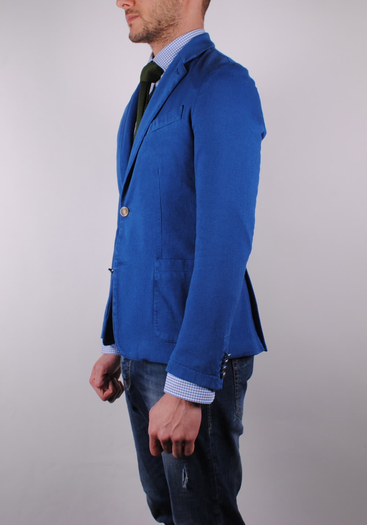 Men's Blazers Italians Blue