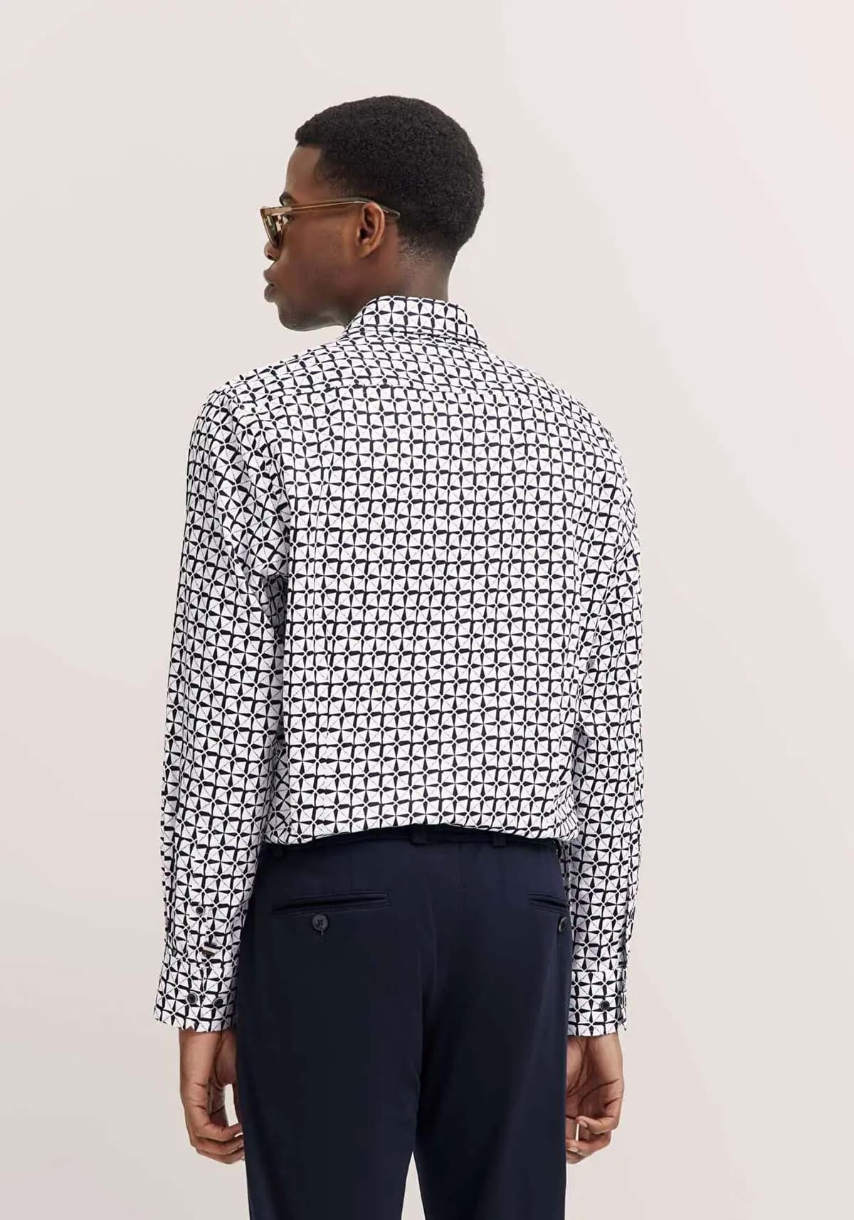 Men's Shirts Bugatti Sportswear Blue