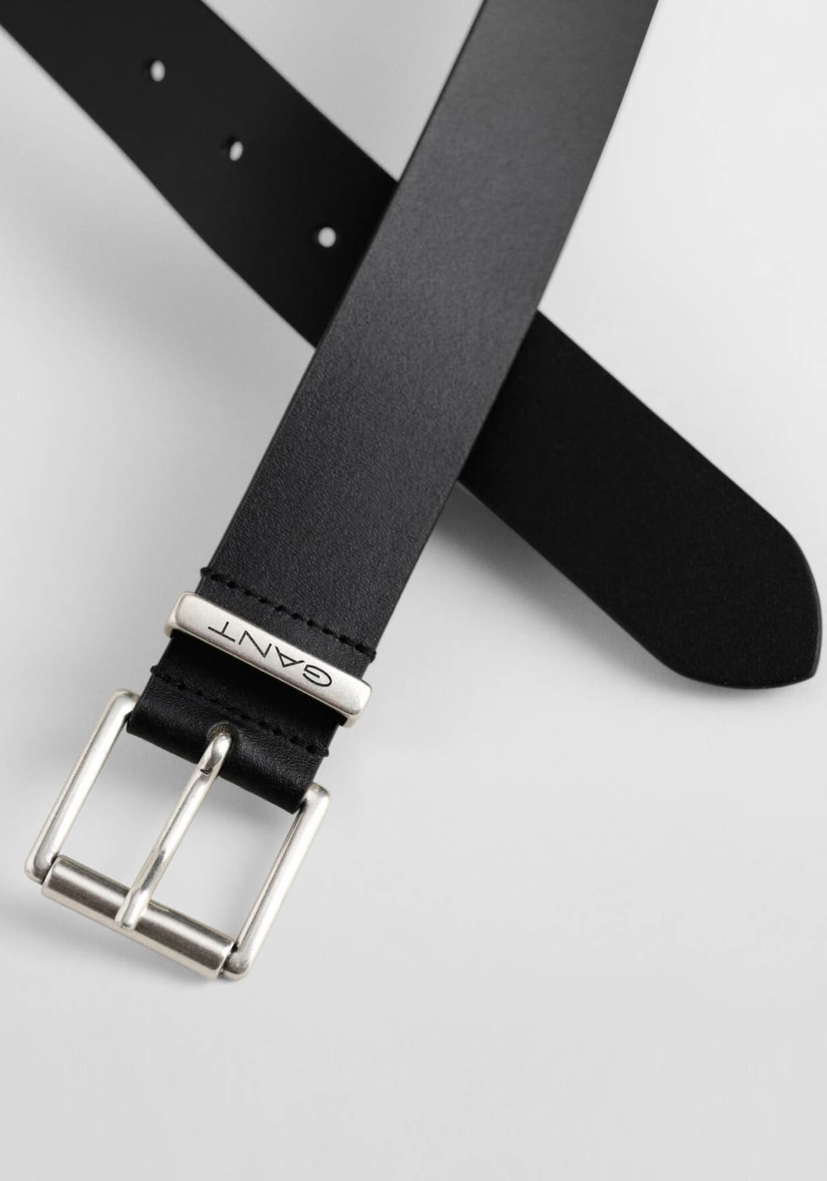 GANT Δερμάτινη Ζώνη Shield - 9940157 005 Black