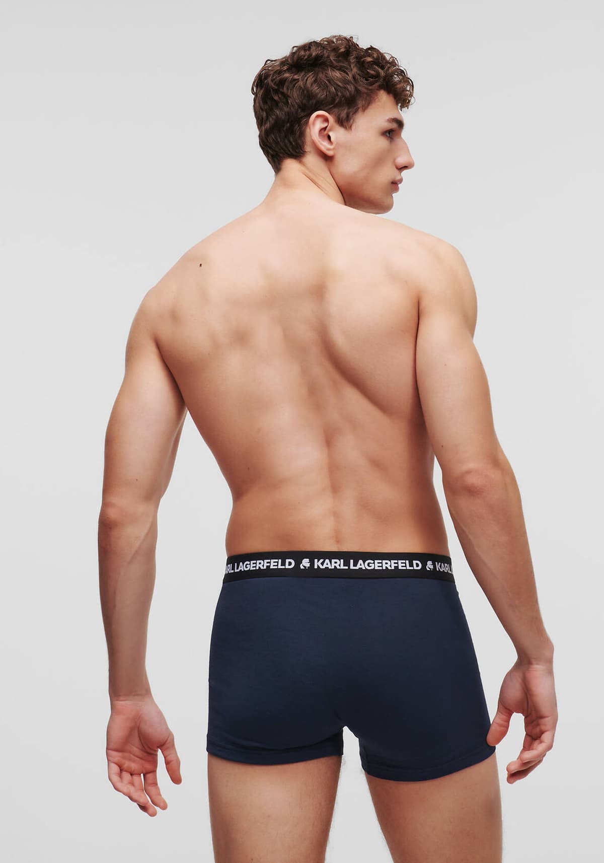KARL LAGERFELD ΕΣΩΡΟΥΧΑ 3PACK TRUNK LOGO ΜΠΛΕ