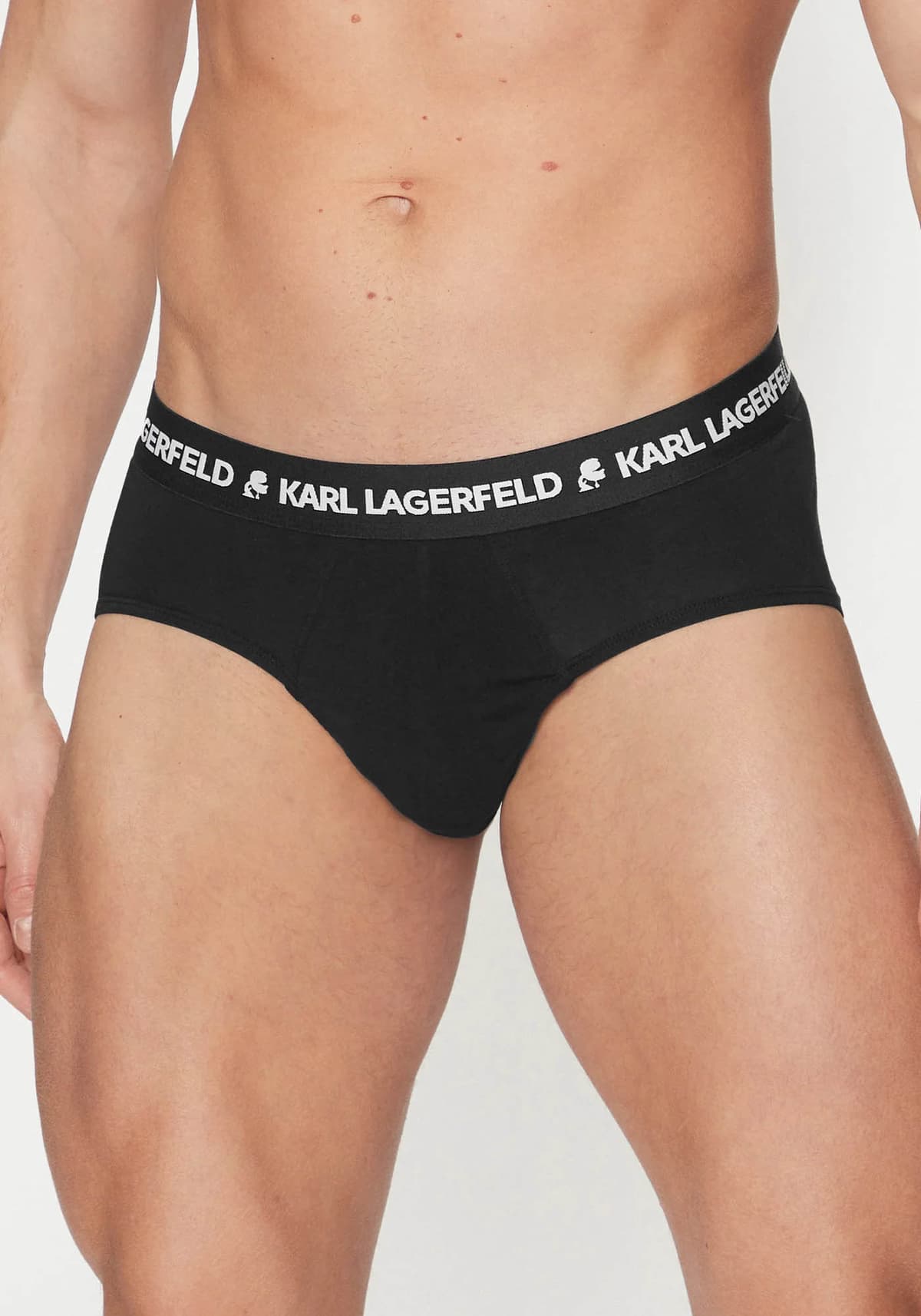 KARL LAGERFELD ΕΣΩΡΟΥΧΑ 3PACK BRIEF LOGO ΜΑΥΡΟ