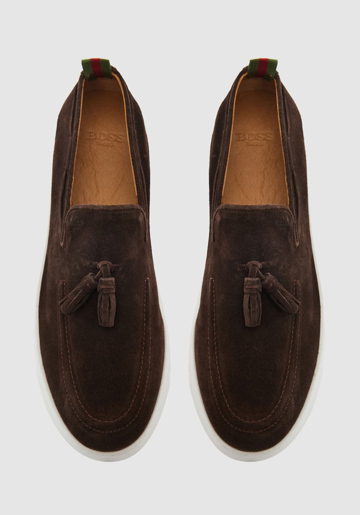 Men's Loafers Boss Shoes Brown