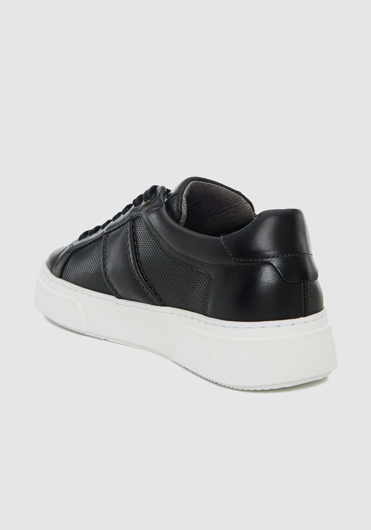 BOSS Shoes Δερμάτινα Trainers της σειράς Sport - BC340 Black Top