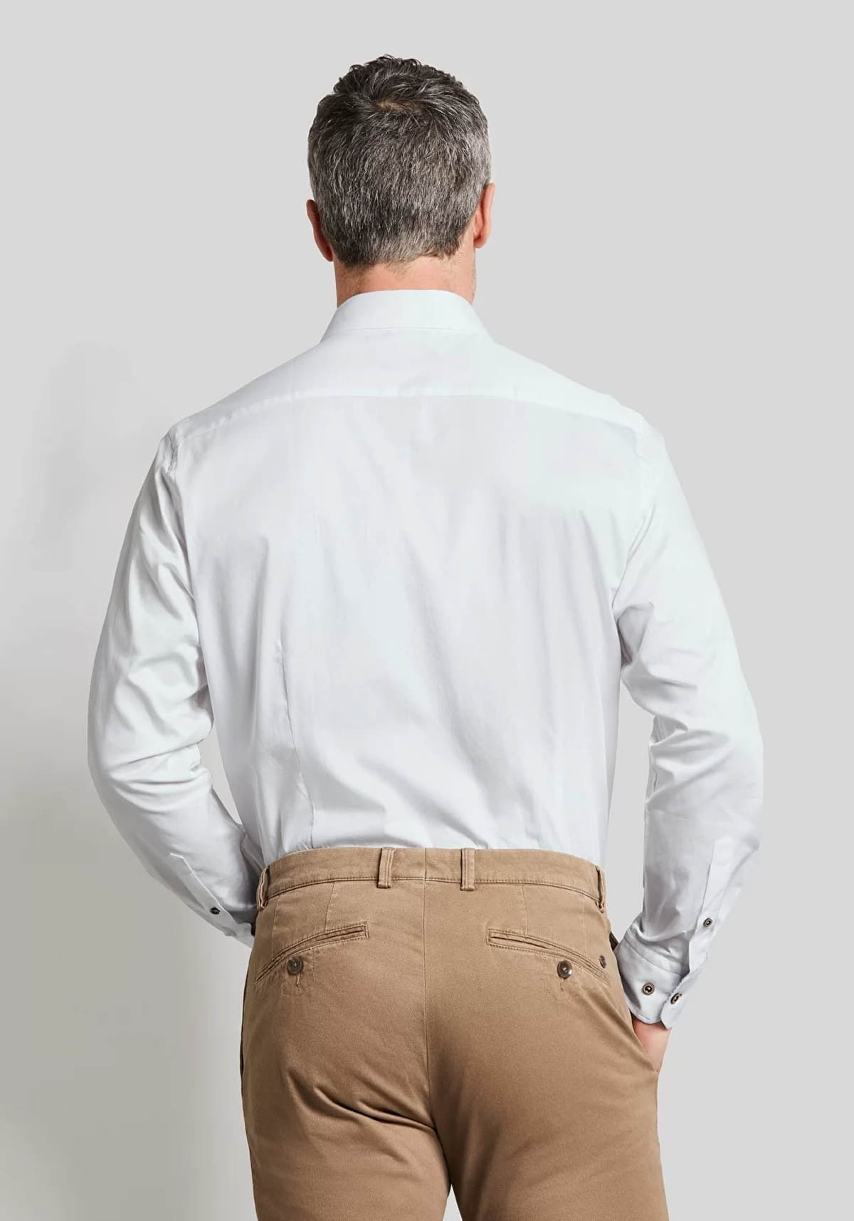 Men's Shirts Bugatti Sportswear White