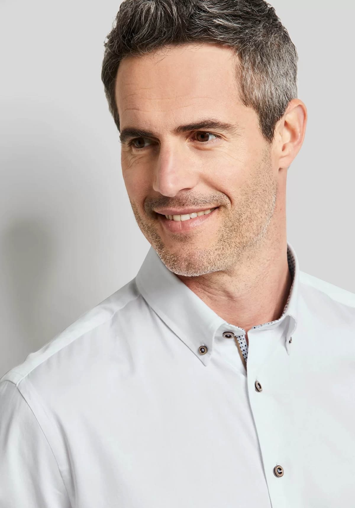 Men's Shirts Bugatti Sportswear White