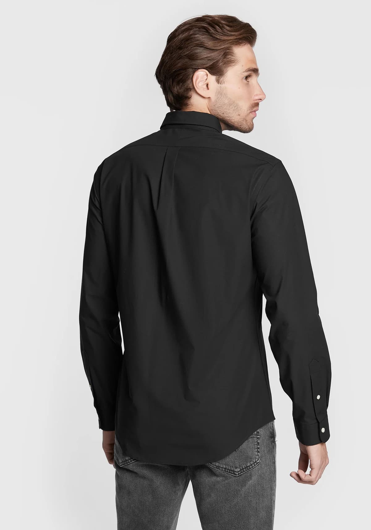 Polo Ralph Lauren Πουκάμισο της σειράς Basic Slim - 710832480 006 Black