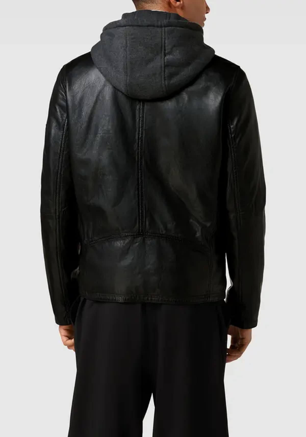 Men's Leather Jackets Daniel Hechter Black