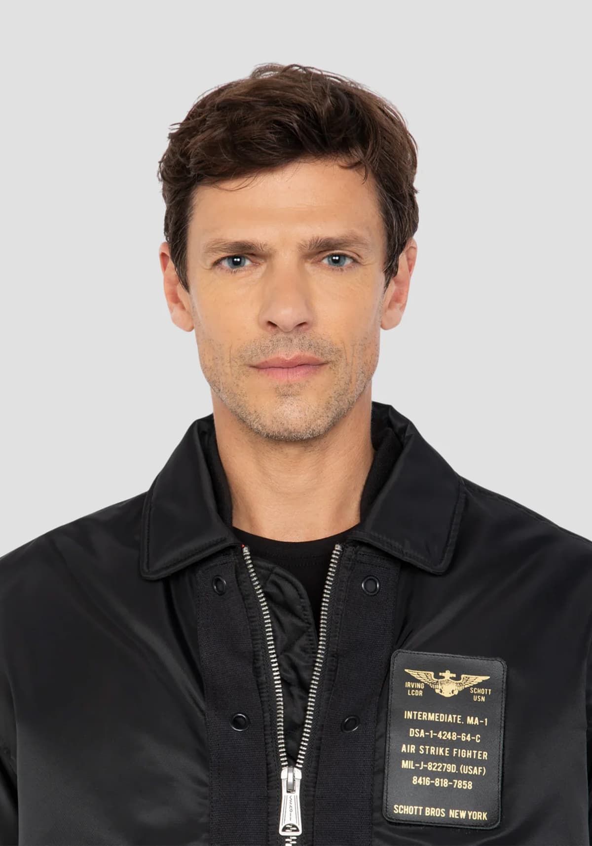 Men's Bomber Jackets Schott N.Y.C. Black