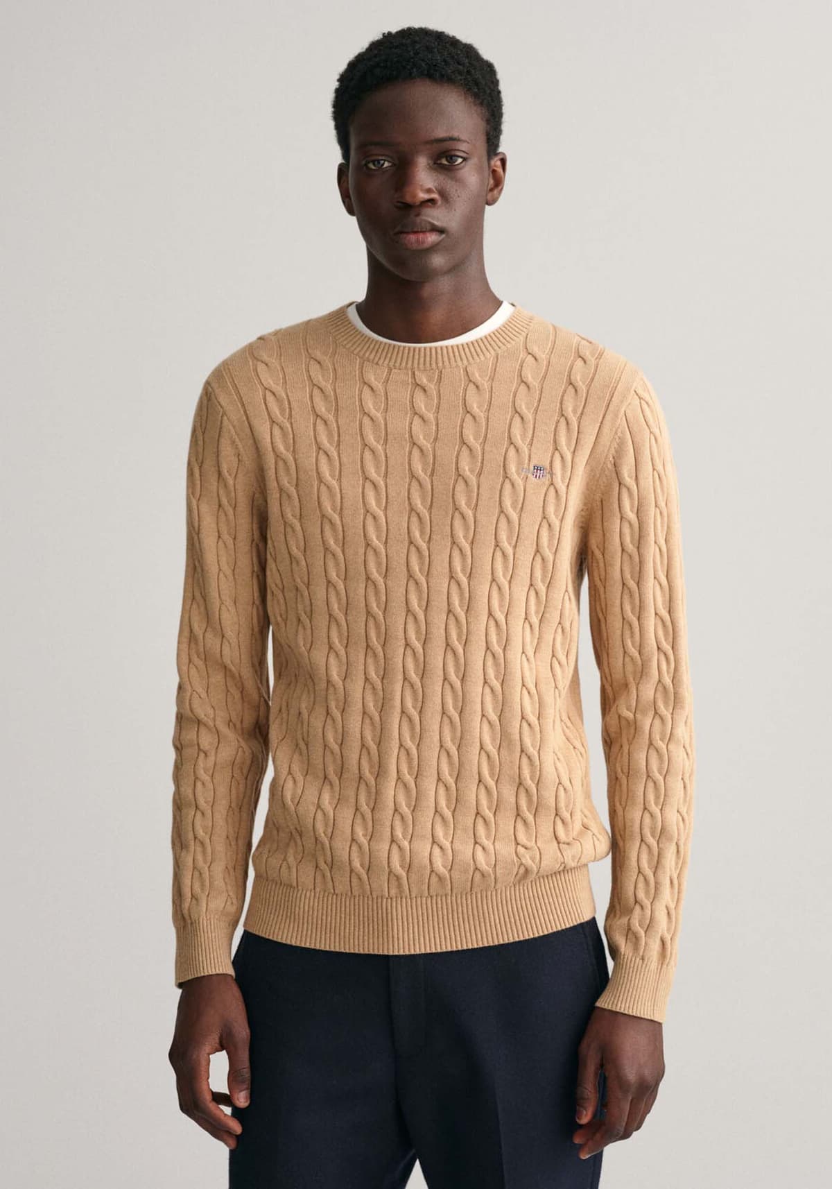 Men's Knitwear Gant Ecru