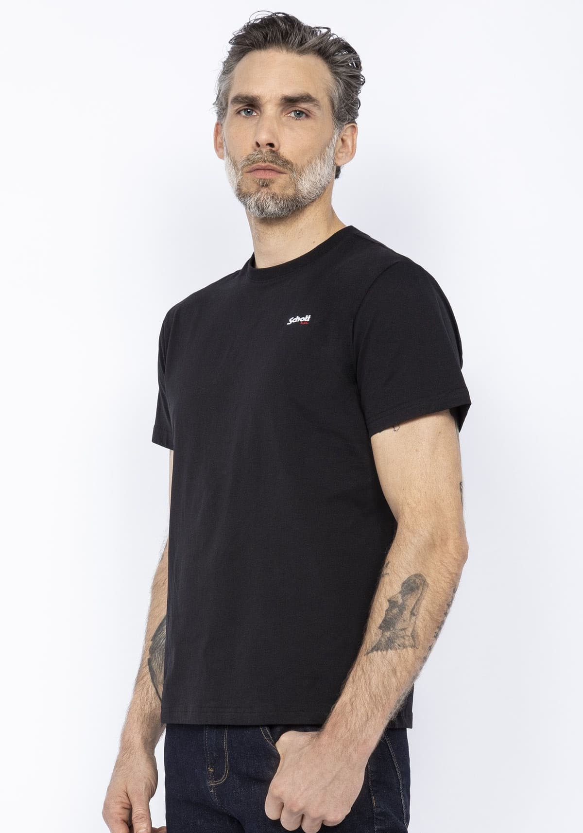 Men's T-Shirts Schott N.Y.C. Black