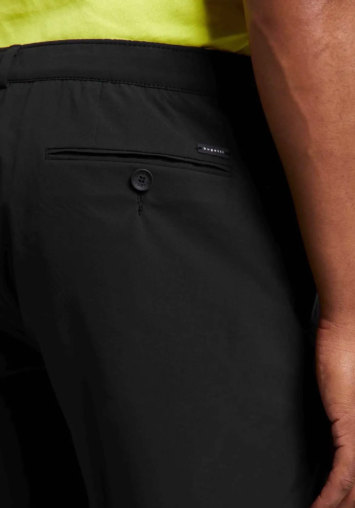 Men's Chino Pants Bugatti Sportswear Black