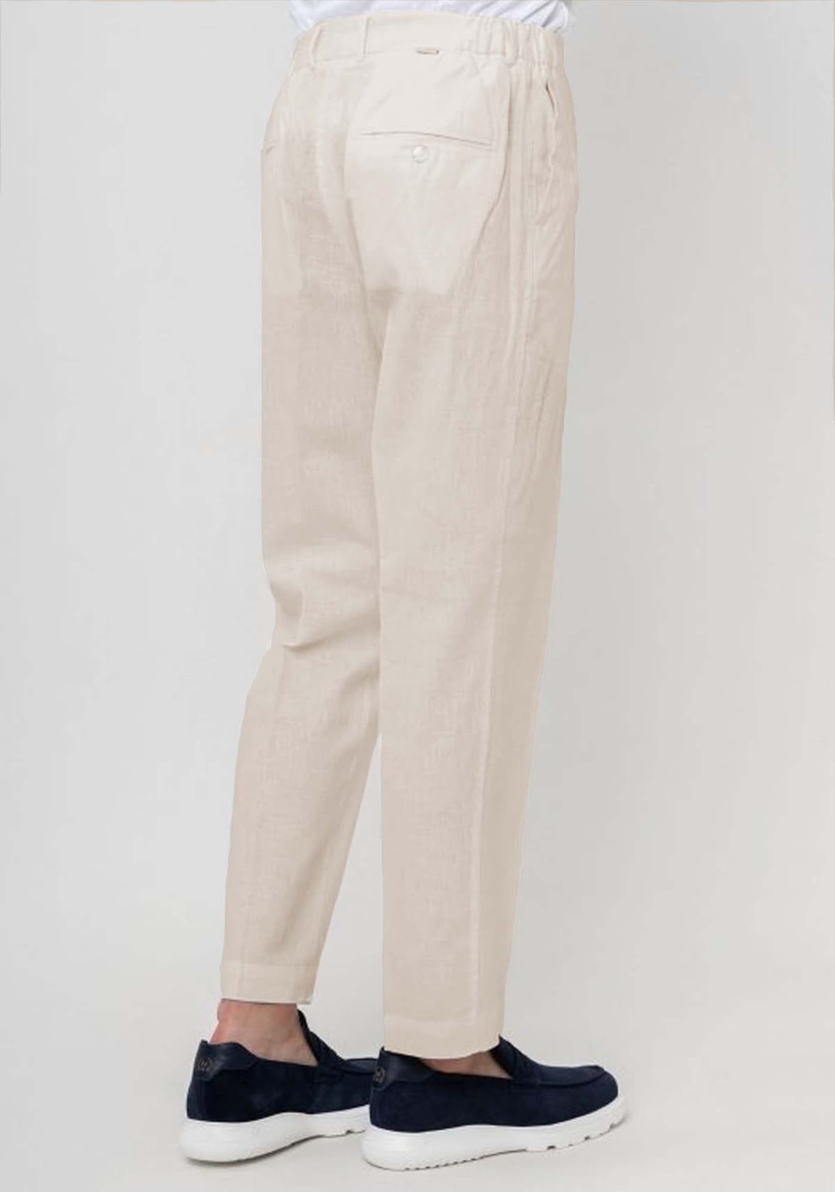 Men's Linen Pants Hamaki-Ho Beige